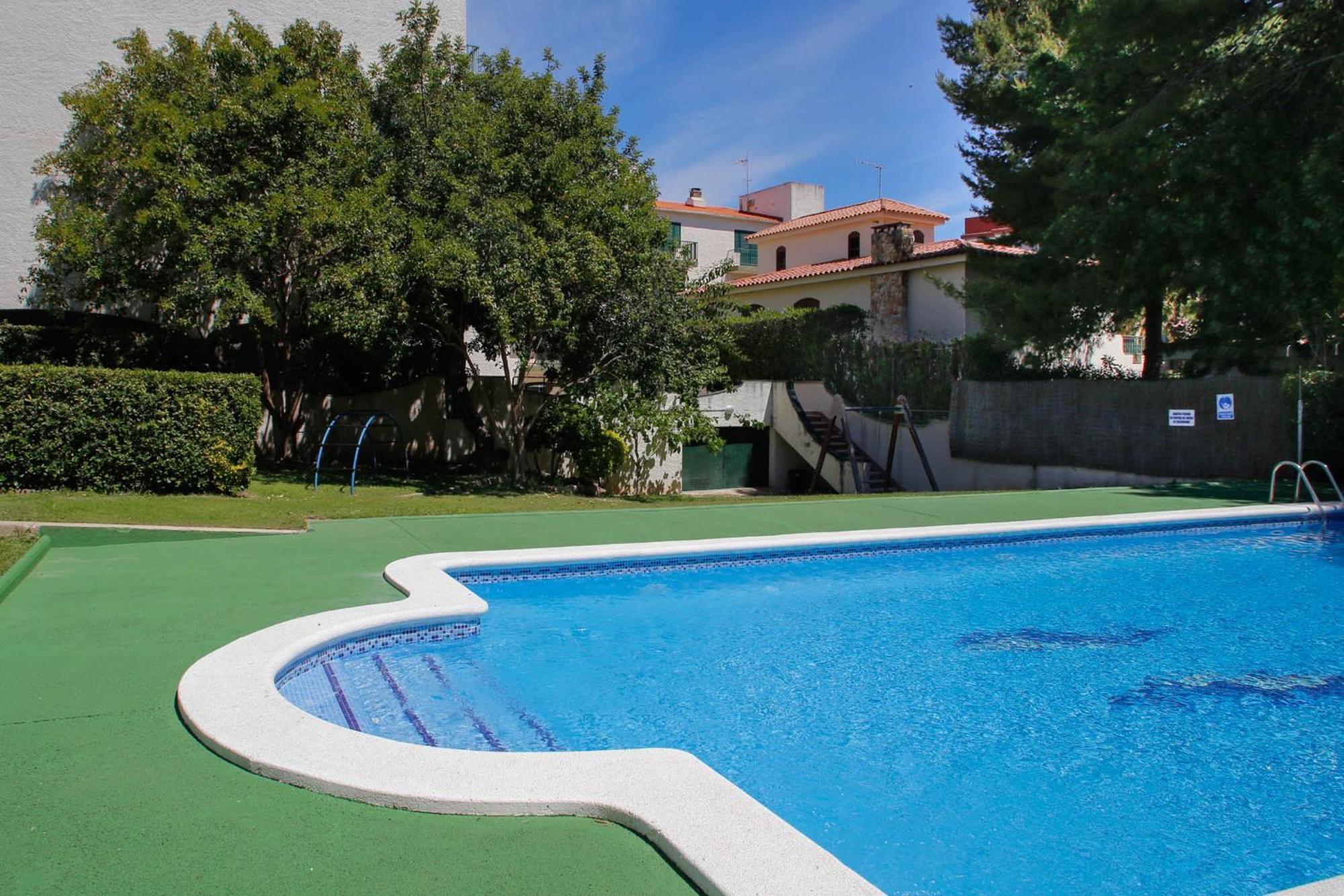 Appartamento At044 Cerca De La Playa, Con Piscina Y Airco Torredembarra Esterno foto